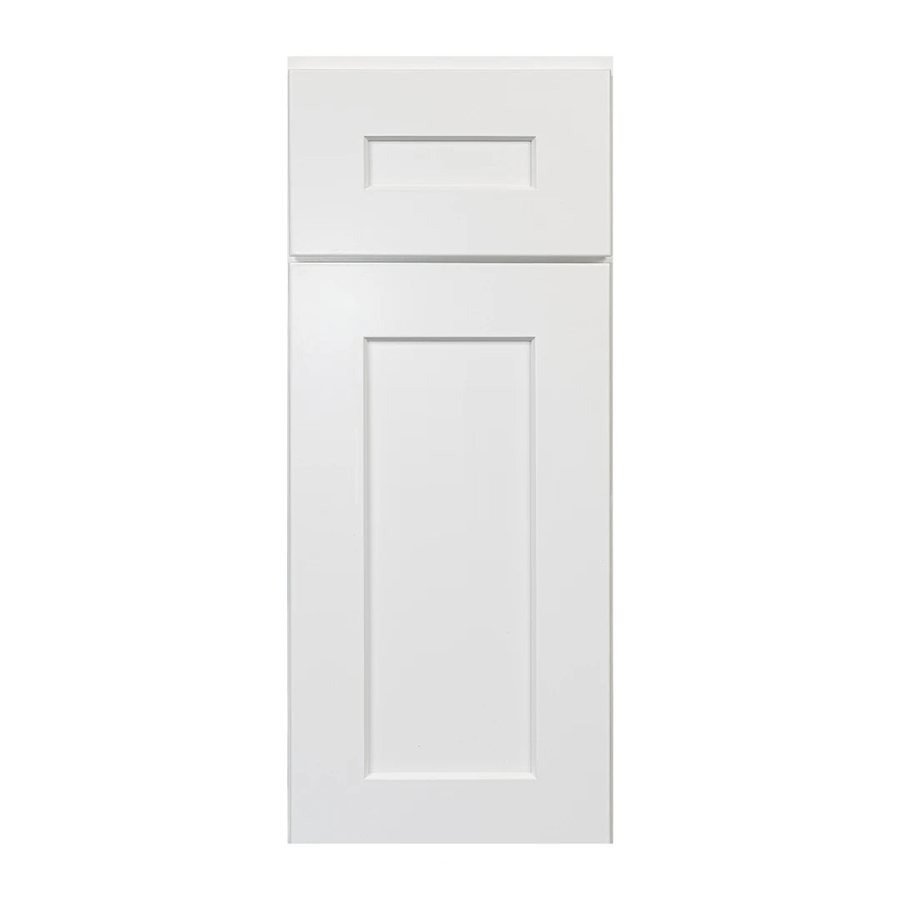 Shaker White cabinet door sample