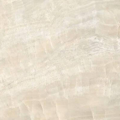 Taj Imperiale porcelain slab close-up, warm beige onyx-look surface